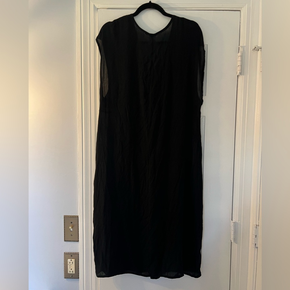 Kona Sol Black Sleeveless Swim Coverup NWT Size L - Picture 2 of 7